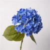 Real Touch Moisture Blue White Hydrangea Artificial Stem Flower