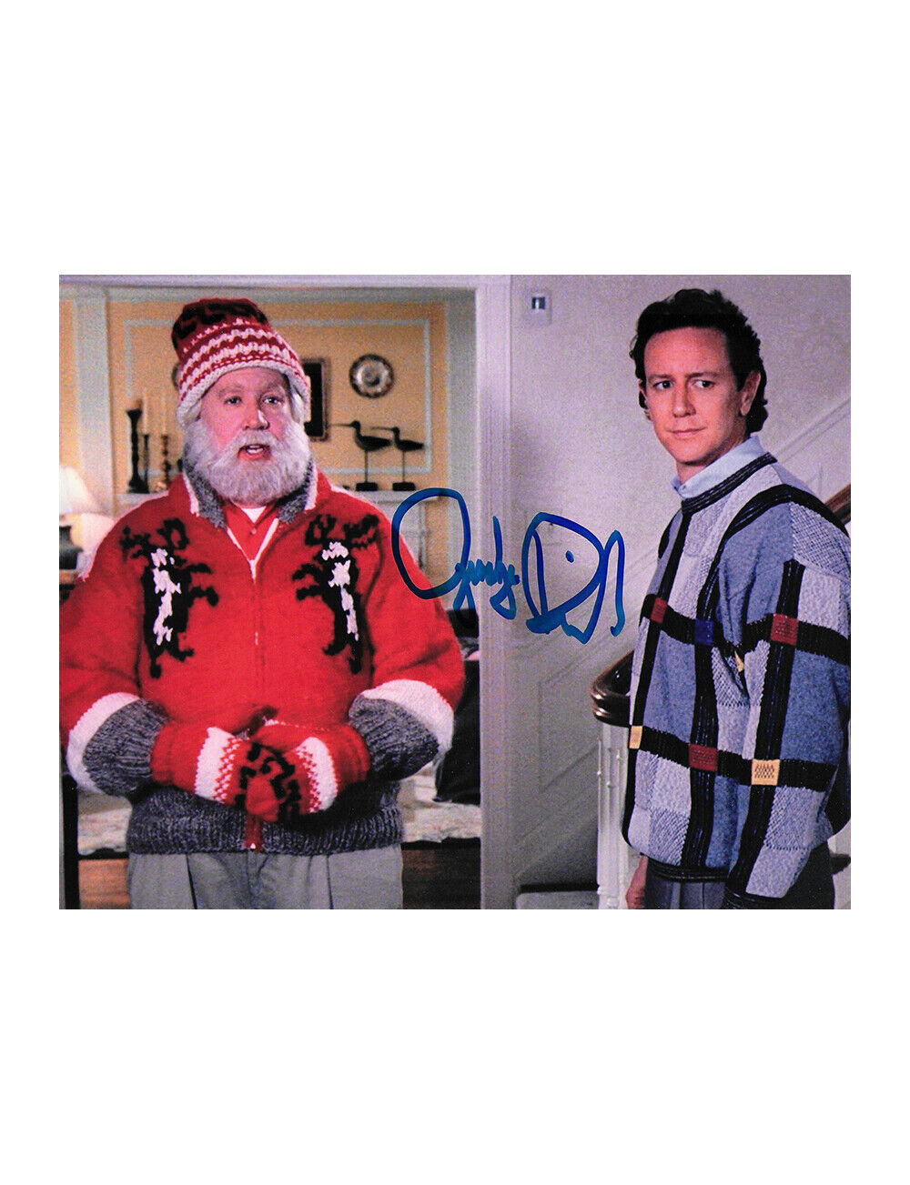 The Santa Clause Print Signed by Judge Reinhold 100% Authentic + COA