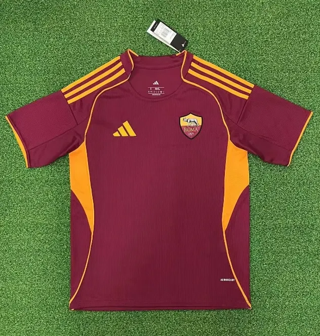 2025-26 Roma Home Jersey - Fan Edition