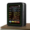 6-in-1 Air Quality Meter Real-Time CO2 Tester HCHO Detector for Home Cars Plants