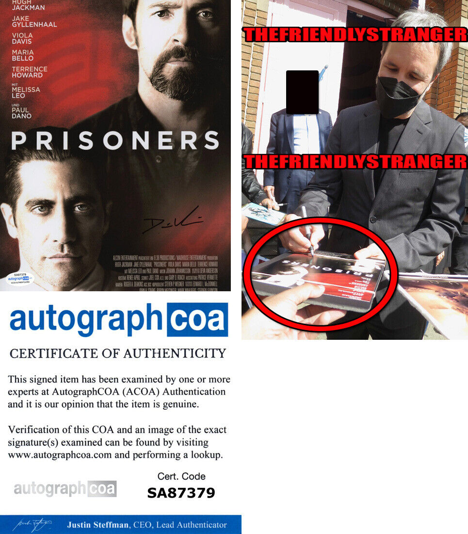 DENIS VILLENEUVE signed PRISONERS