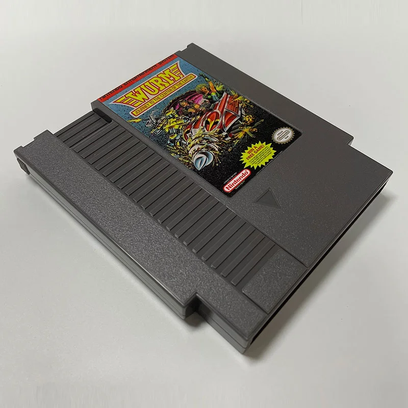 WURM:Journey to the Center of the Earth For Nintendo NES - 8 Bit Game Cartridge