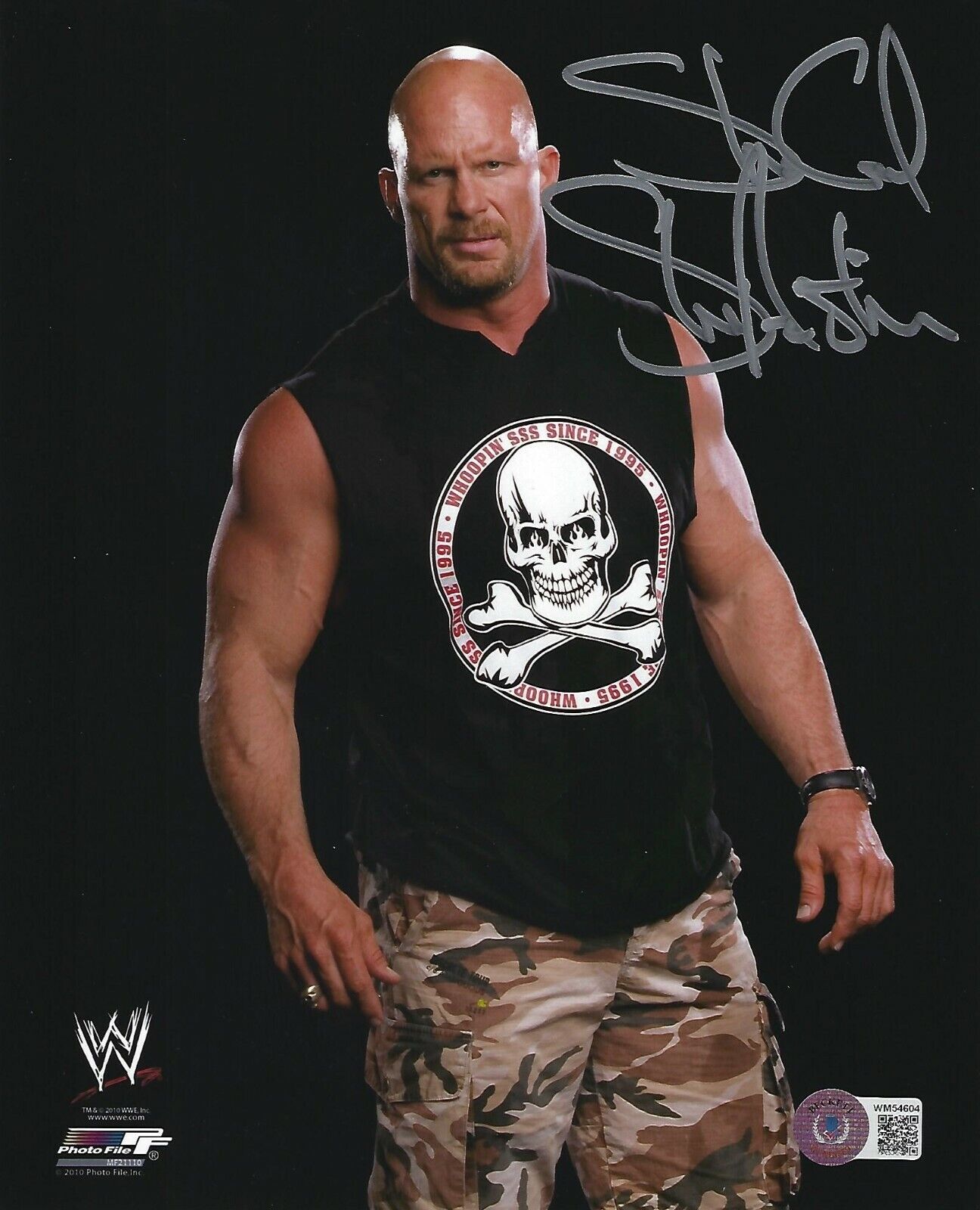 Stone Cold Steve Austin Signed 8x10 Photo Poster painting BAS COA WWE 3:16 Picture Autograph 604