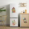 6PCS Diamond Painting Xmas Stickers Christmas Lamp Window