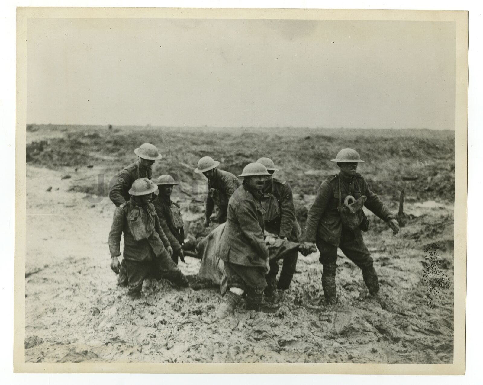 World War I - Vintage 8x10 Publication Photo Poster paintinggraph - Battle of Pilckem Ridge