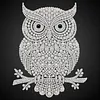 DIY Pearl Painting Owl for Home Wall Decor(25x25cm)