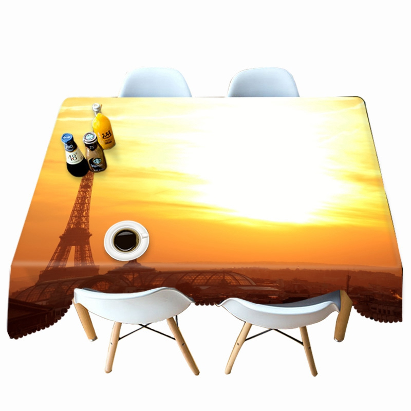 

Historical Buildings - 3D Tablecloth, 140*140cm, 501 Original