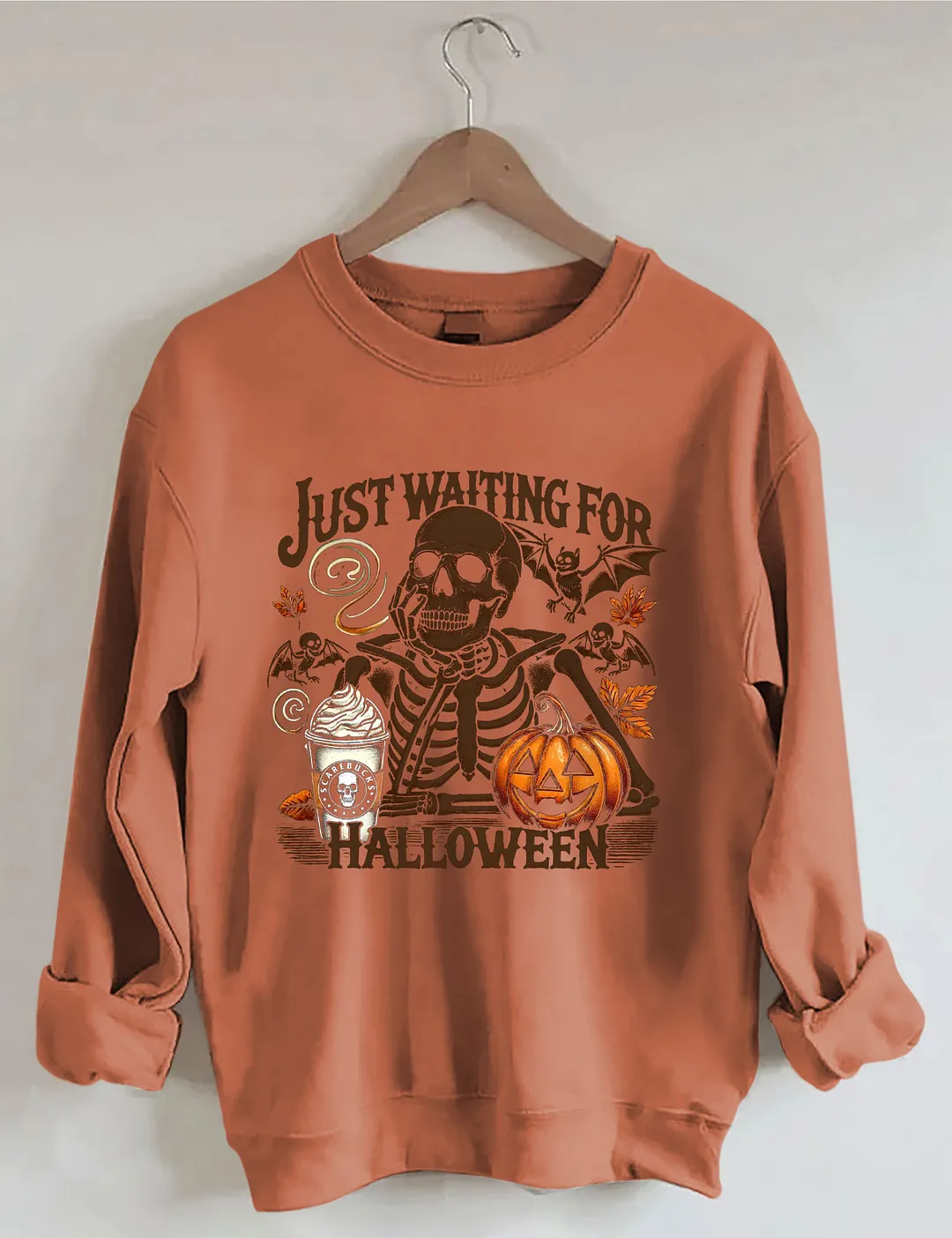 Just Waiting For Halloween Sweatshirt