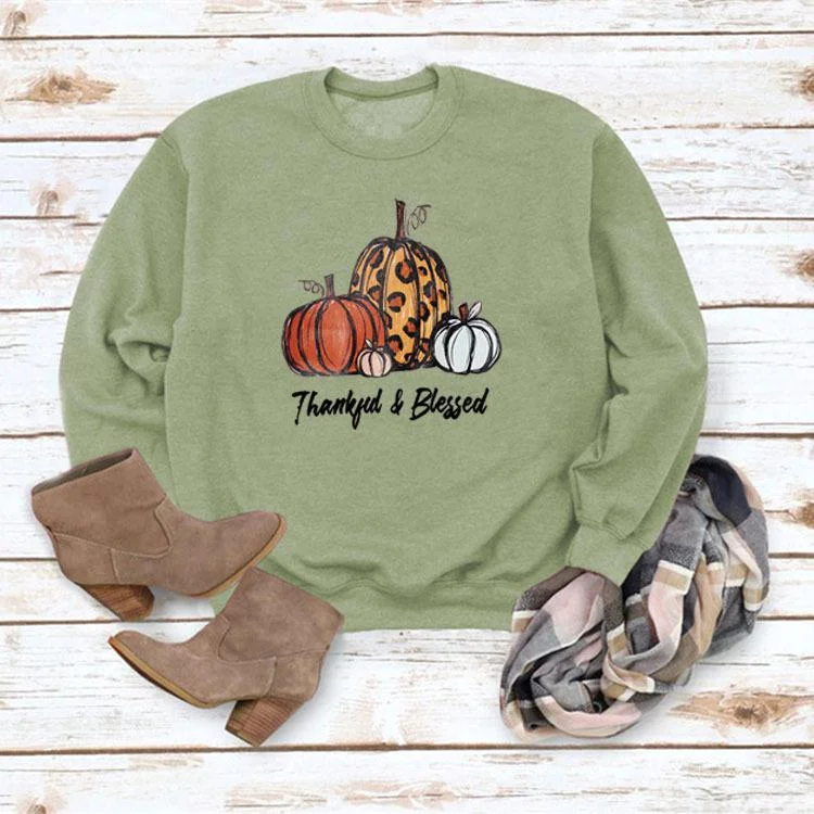 Thankful blessed  Sweatshirts-YF00212-Annaletters