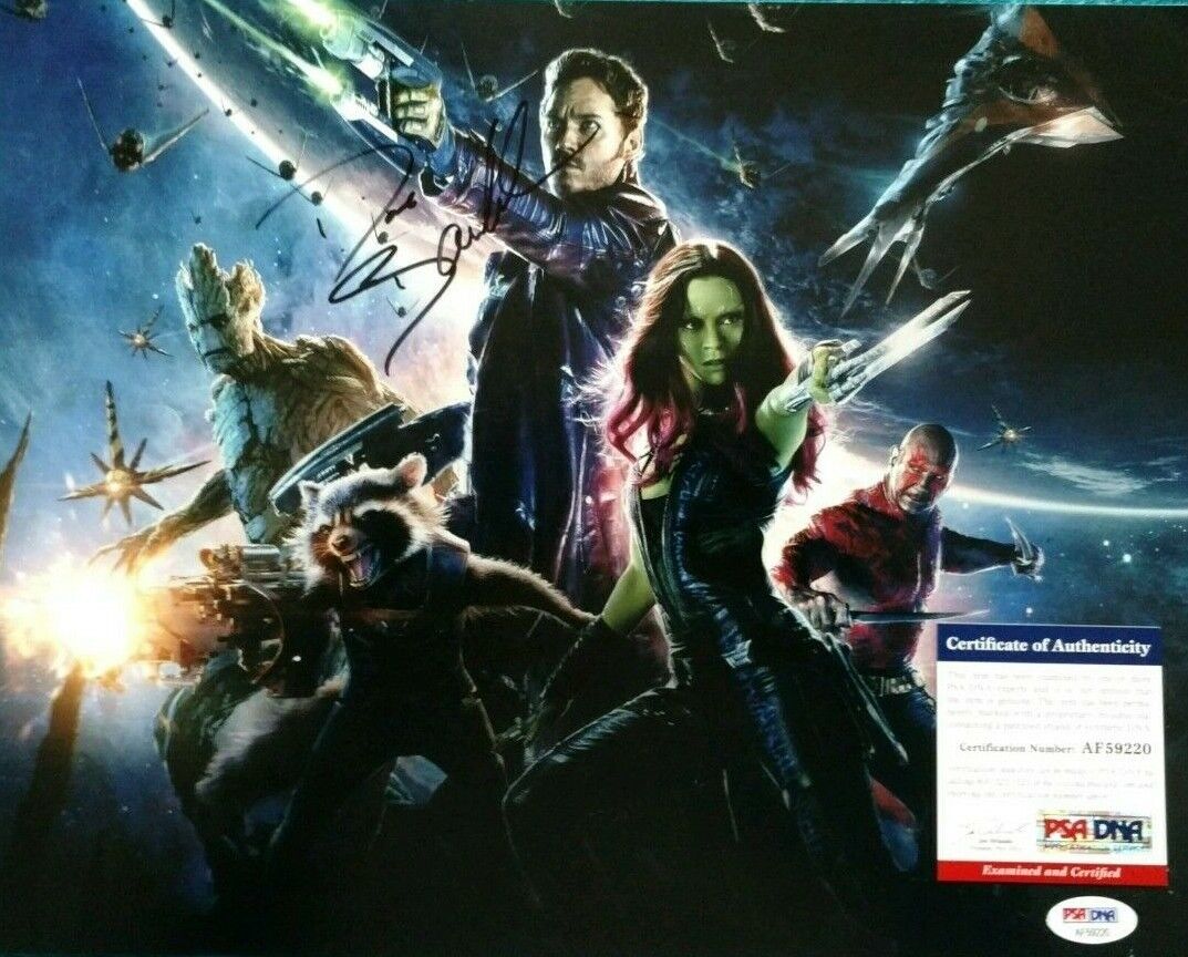 Dave Bautista Guardians of Galaxy Signed 11x14 Photo Poster painting PSA DNA CERTIFIED