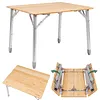 [US Local Warehouse] Adjustable Height Portable Camping Table with Carry Bag for Hiking Beach Fishing