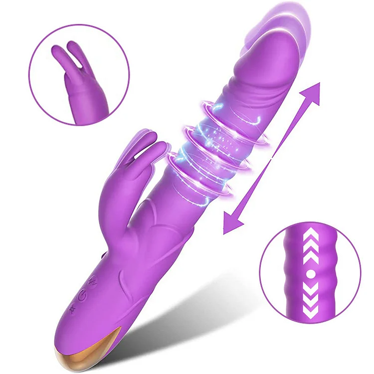 Rose Automatic Telescopic Massage Shaker Masturbation Device Sexual Products