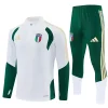 Italy 26-27 1/4 Zip Tracksuit White Chandal
