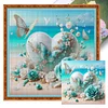 (Counted/Stamped)Butterfly Heart Flower-11CT Cross Stitch 40*40cm