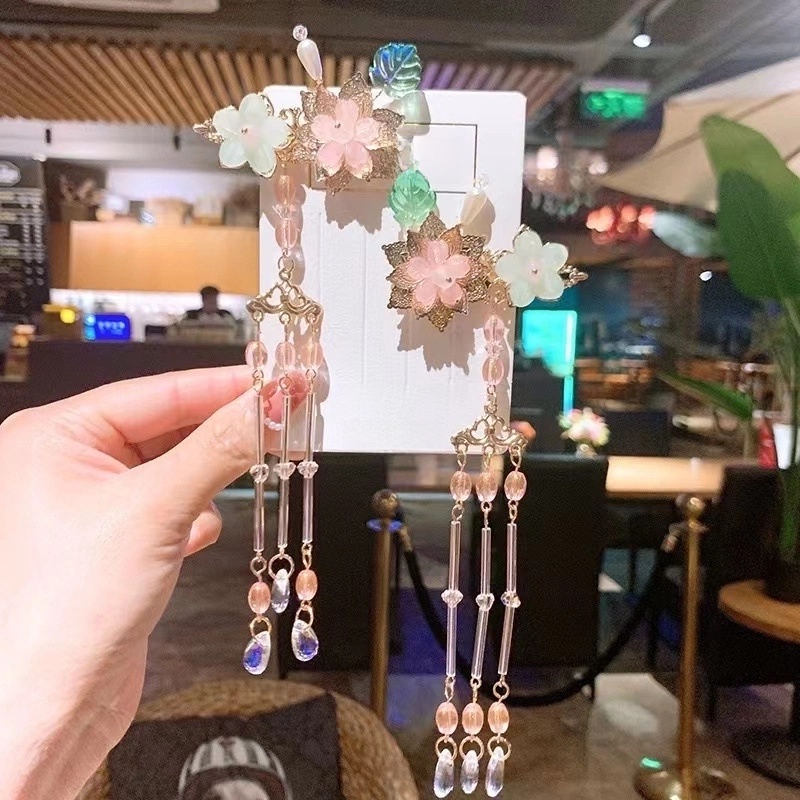 Ancient Style Tassel Hairpin Headdress Full Set Of Girls Hairpin Hair Accessories