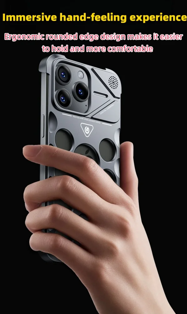 Apple Metal Aromatherapy Shockproof Hollow Phone Case