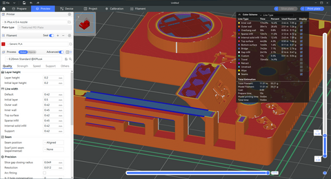 3D打印桥接技术示意图