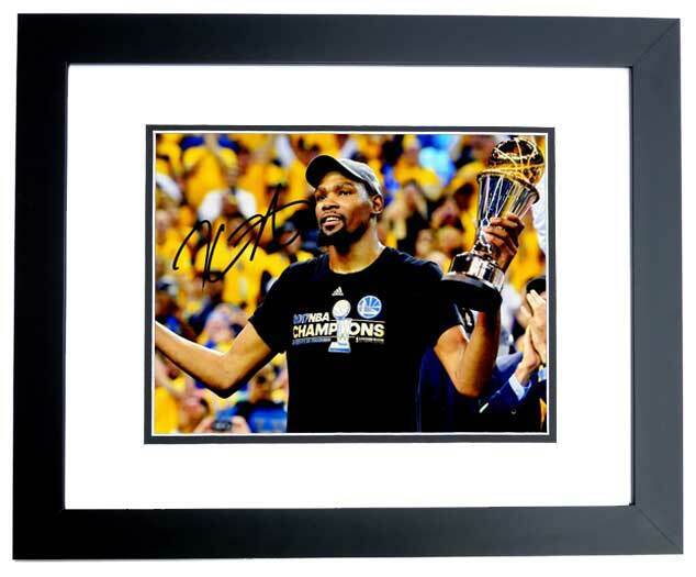 Kevin Durant Signed Golden State Warriors Champion 11x14 inch Photo Poster painting FRAMED