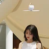 Portable Remote Control Wireless Mute Multi-Gear Wind Timing Ceiling Fan Night Light