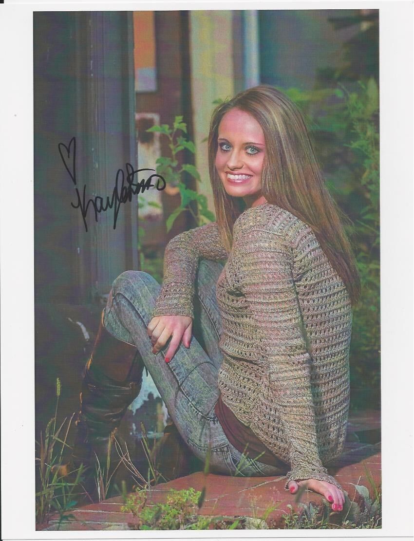 Kayla Perkins signed Photo Poster painting