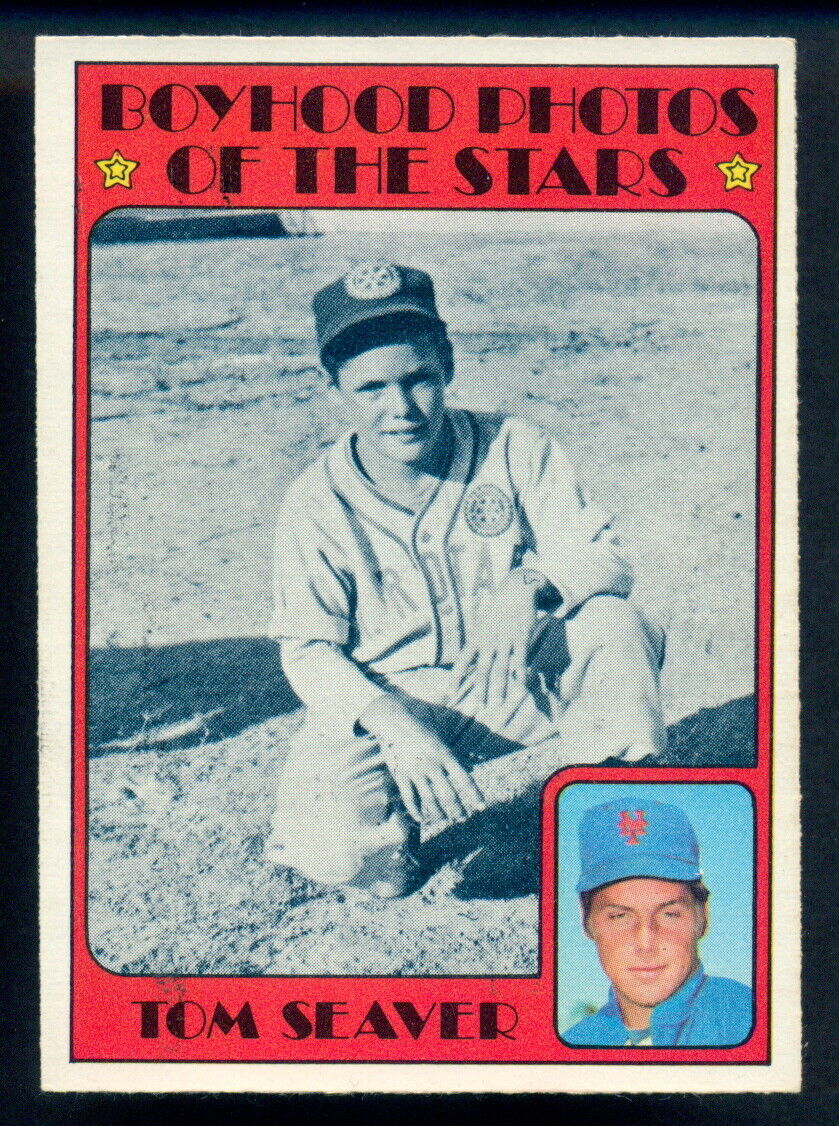 1972 TOPPS OPC O PEE CHEE BASEBALL #347 Tom Seaver Photo Poster painting Of The Stars EX-NM Mets