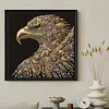 Kits sp&eacute;ciaux de peinture en diamant en forme d&rsquo;aigle en forme de per&ccedil;age partiel DIY pour adultes d&eacute;butants d&eacute;coration int&eacute;rieure peintures de diaman