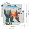 Polar Bear - Round Drill Diamond Painting - 30*30CM