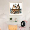 Christmas Cottage-11CT Counted Cross Stitch 50*50cm/19.69*19.69in