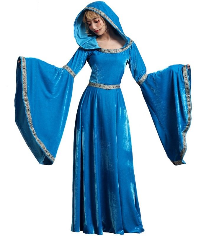 Halloween Costume Retro Medieval Style Dress Tea Party Princess Dress  Novameme