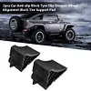 2Pcs Car Wheel Chocks with Handles Heavy Duty Wheel Blocks for Vehicle Car Truck