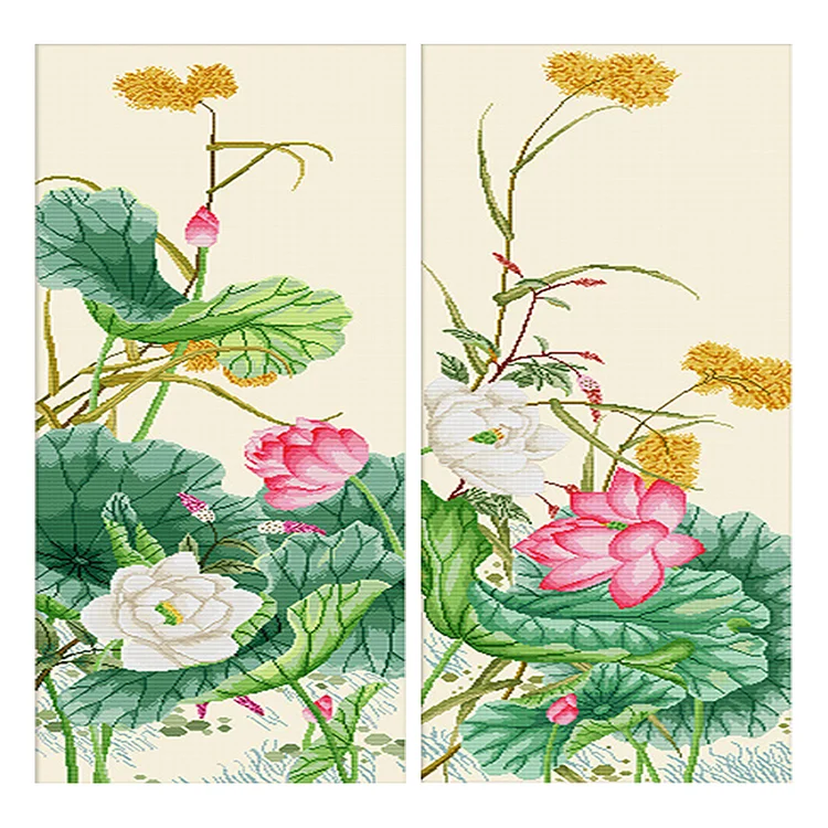 Spring Brand - Sflower 11CT Stamped Cross Stitch 50*125CM(47Colors)