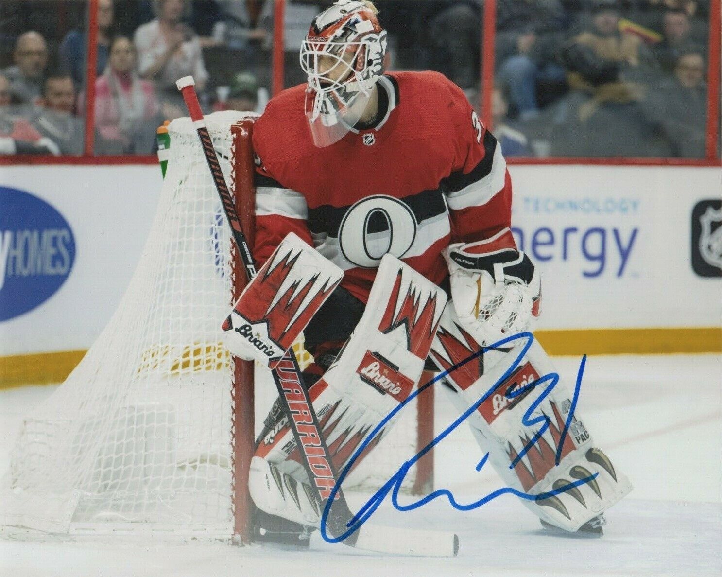 Ottawa Senators Anders Nilsson Signed Autographed 8x10 NHL Photo Poster painting COA #3