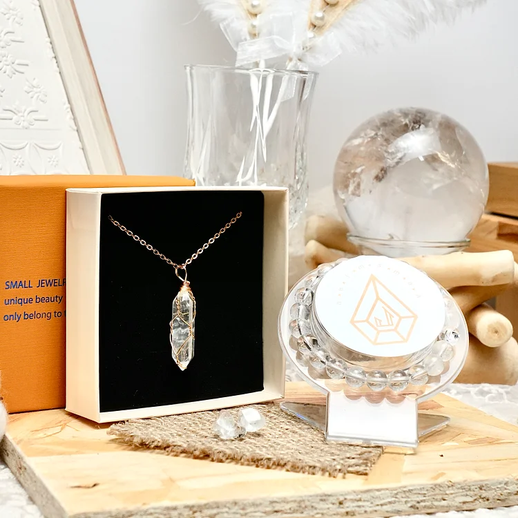 【Mother's Day Gift】Crystal Jewellery Set