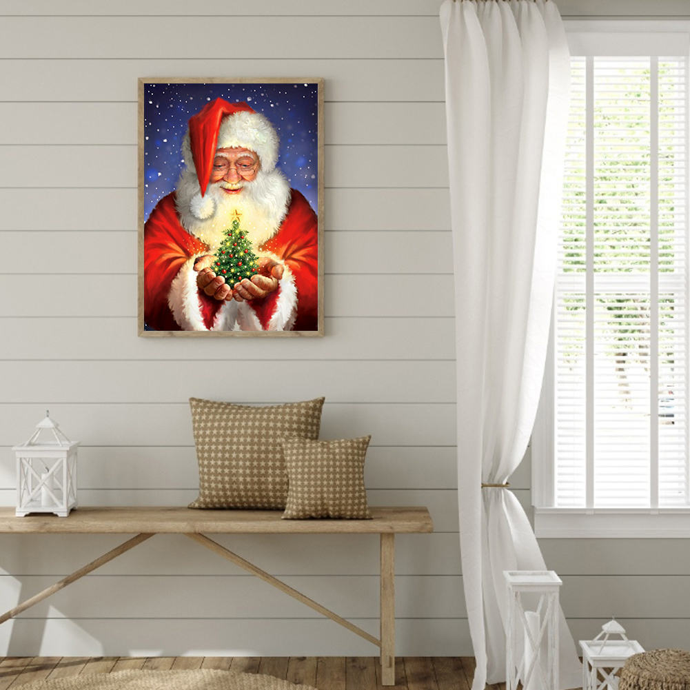 

(Multi-Size) Santa Claus - Round/Square Drill Diamond Painting - 30*40CM, Square diamond 30*40cm, 501 Original