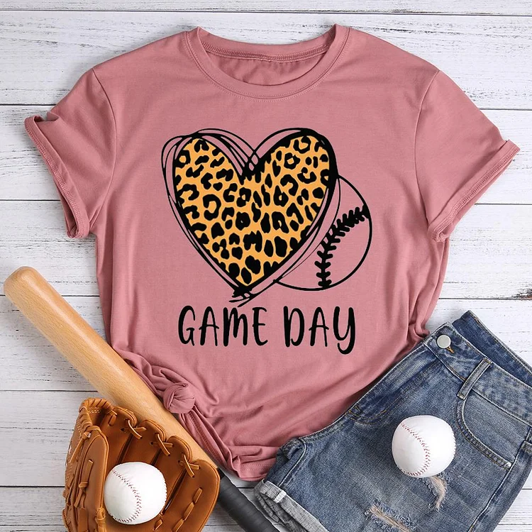 AL™ Leopard Love game day T-Shirt Tee -01096-Annaletters