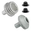 For INTEX Pool Water Spray Connector Kit Anti-Clog Filter Strainer Kit Swimming Pool Water Jet Connector Pools Screen Inlet Nozzle Hose Connection Above Ground Pools Accessories