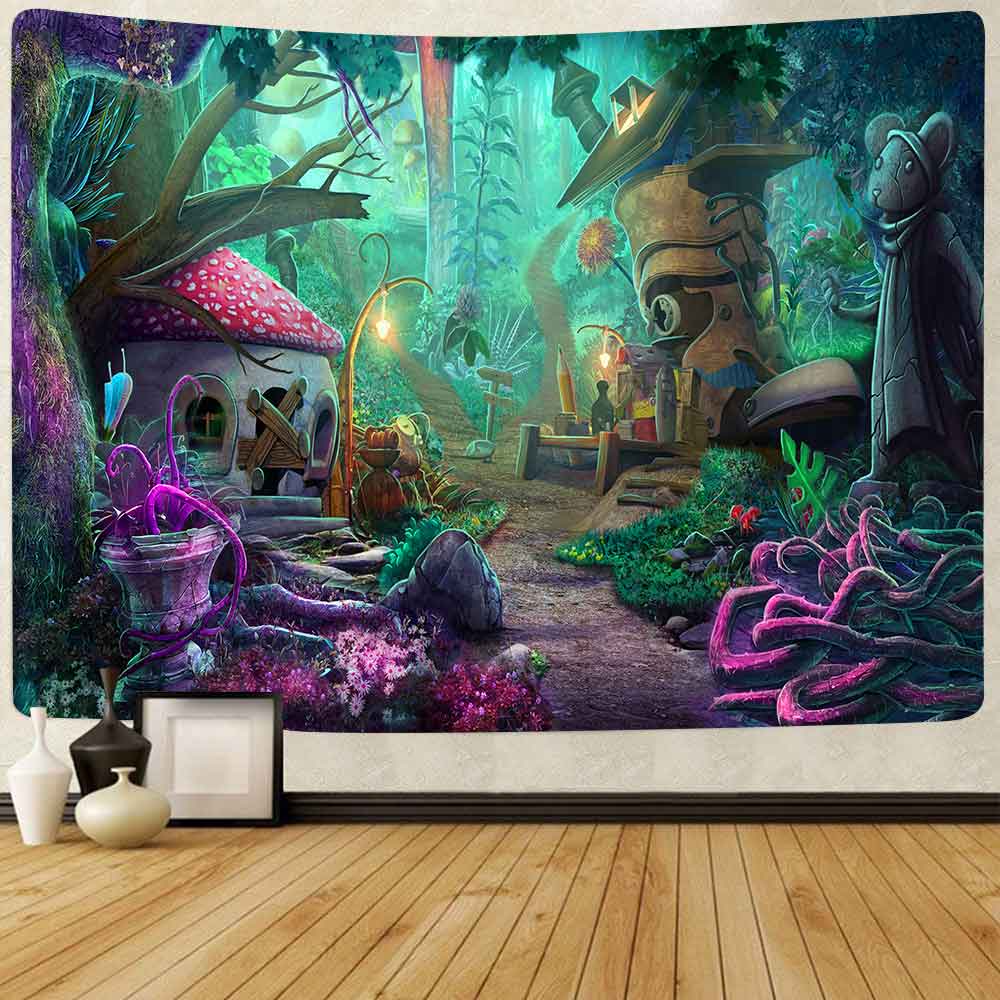 

Psychedelic Shrooms - Tapestry, 145*130cm, 501 Original