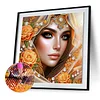 Orange Beauty-Special Shaped Diamond Painting