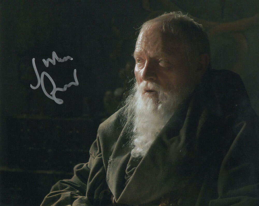 JULIAN GLOVER SIGNED AUTOGRAPH 8X10 Photo Poster painting - HARRY POTTER, GAME OF THRONES STAR