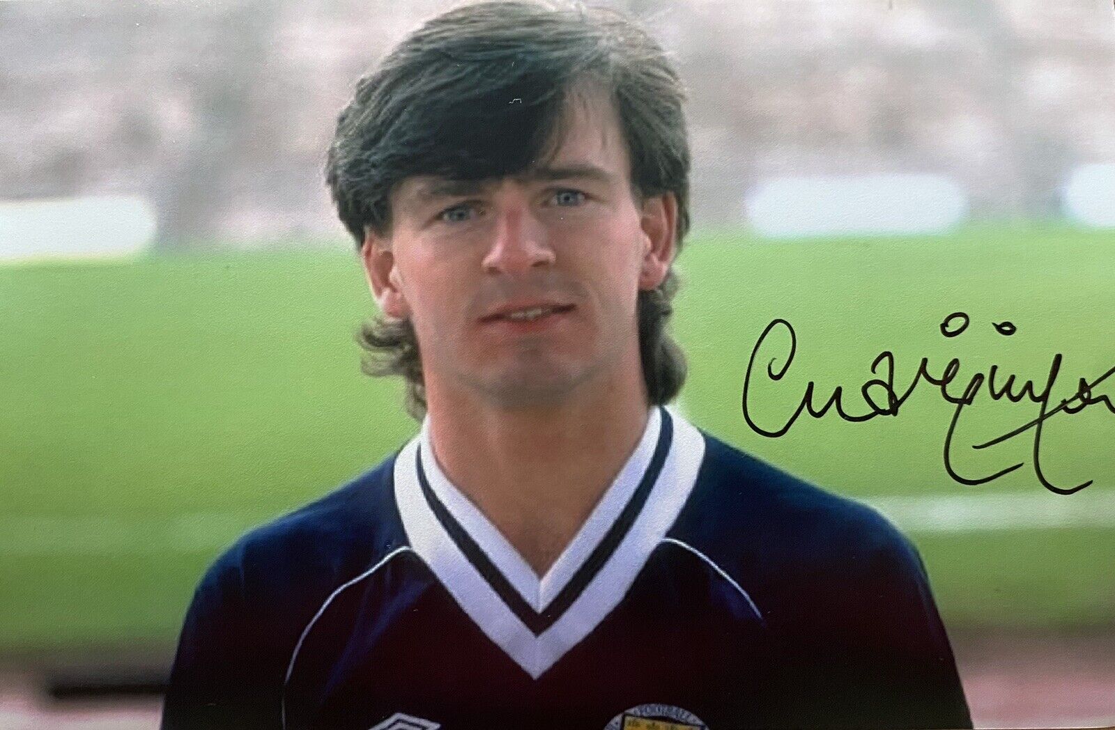 Charlie Nicholas Genuine Hand Signed Scotland 6X4 Photo Poster painting