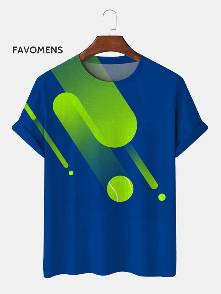 Sports Tennis T-Shirt Multicolor / S