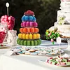 4/6 Tiers Macaron Display Stand Wedding Dessert Tower Rack for Afternoon Tea