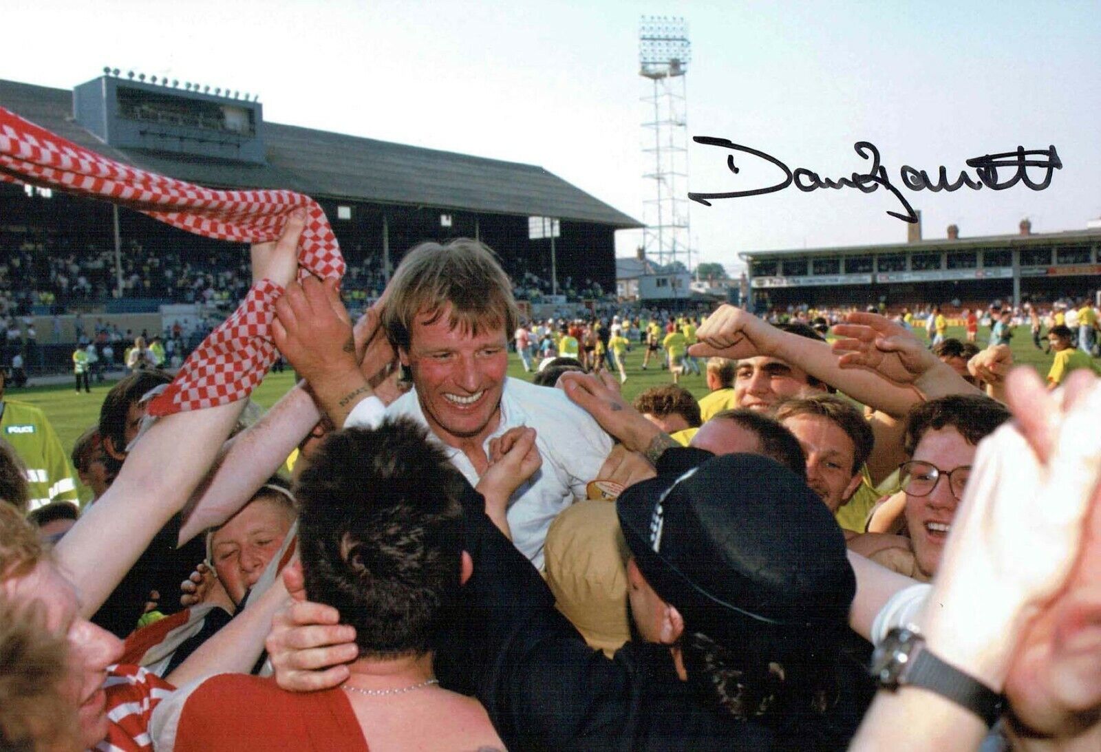 Dave BASSETT SIGNED Autograph 12x8 Sheffield United Photo Poster painting 4 AFTAL RD COA