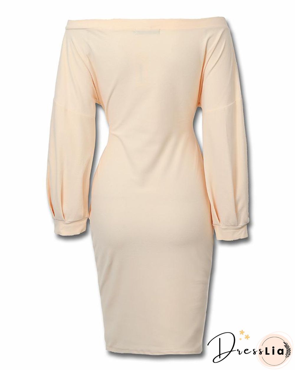 Off Shoulder Twisted Waist Tie Sexy Midi Dress P13670