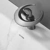 High-End Bathroom Basin Waterfall Faucet Hot And Cold All-Copper Hotel Home Toilet Bathroom Wash Basin