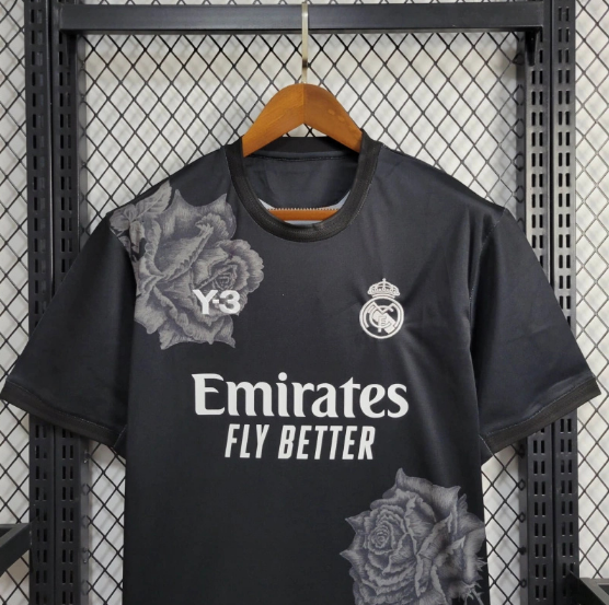 24/25 Football Shirt Real Madrid Y3 Black Thai quality