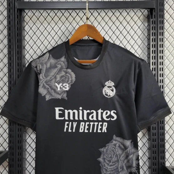 24/25 Football Shirt Real Madrid Y3 Black Thai quality
