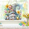 Diamond Painting Acrylic Single Side Drill Easter Dwarf Pendant Charms Kits for Adults Home Window Decor
