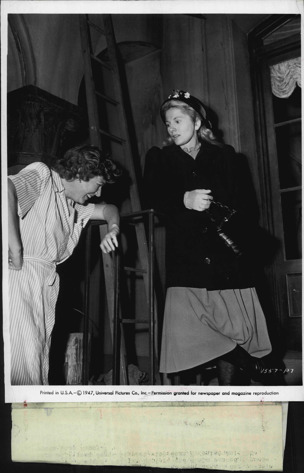 Joan Fontaine in Letter From An Unknown Woman 1948 Movie Press Photo Poster painting