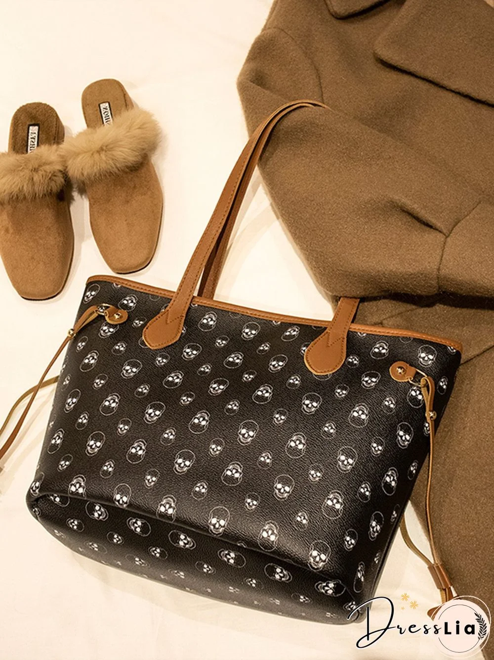 Fashion Prints Large Capacity Tote Bags Shoulder Bags